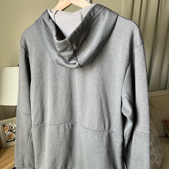 Adidas Men’s Gray Logo Hoodie Size M - Picture 9 of 12